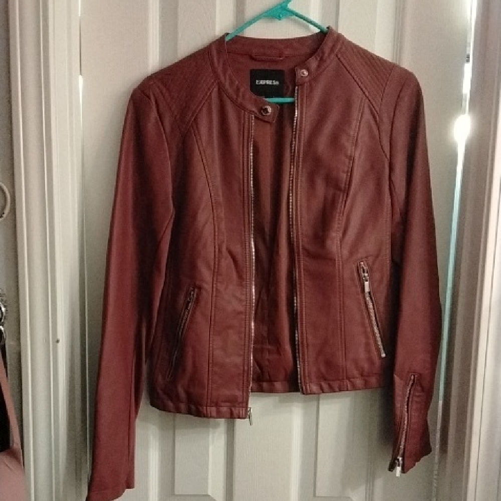 Express Women's Burgundy  Jacket